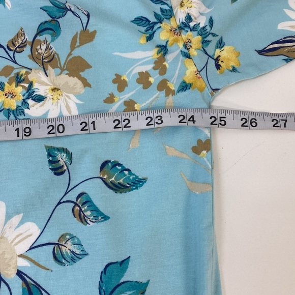 J. Jill XL Tall Tunic Floral Supima Cotton Modal - Picture 7 of 10
